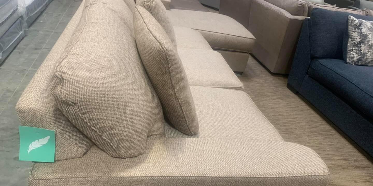 Michael Nicholas 3 Piece fabric sectional couch $699