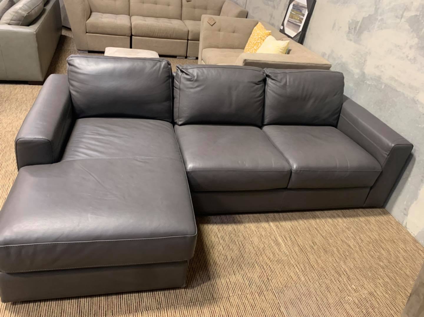 chateau d ax fake leather sofa