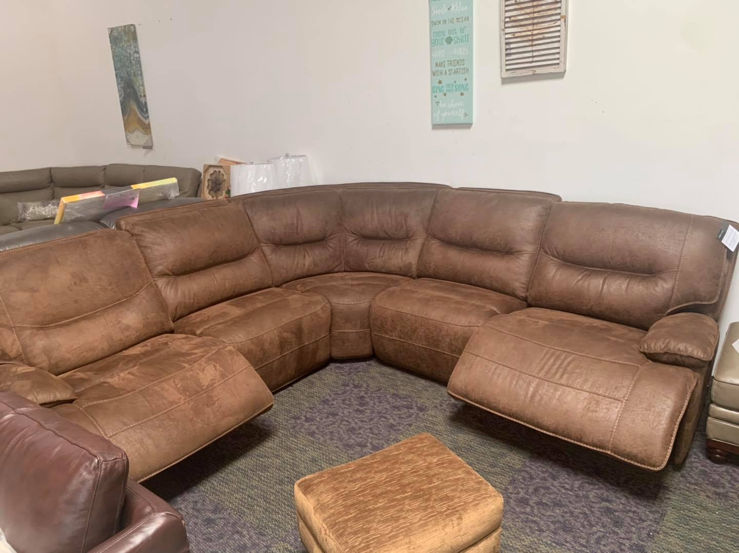 nevio 3-pc leather power reclining sofa