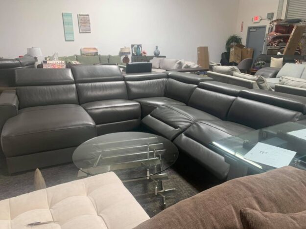 nevio-5-piece-leather-sectional-couch-with-2-power-recliners-1299.jpg Nevio 5 Piece Leather sectional couch with 2 power recliners $1299