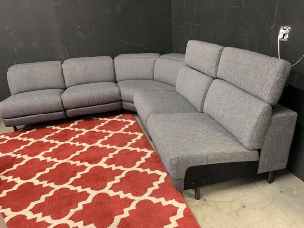 madiana-5-piece-fabric-and-leather-sectional-with-adjustable-headrests.-599.jpg Madiana 5 Piece Fabric and Leather Sectional with adjustable headrests. $599