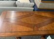 Wood table with extensions $399