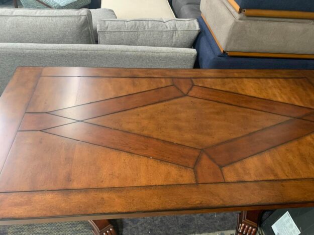 Wood table with extensions $399
