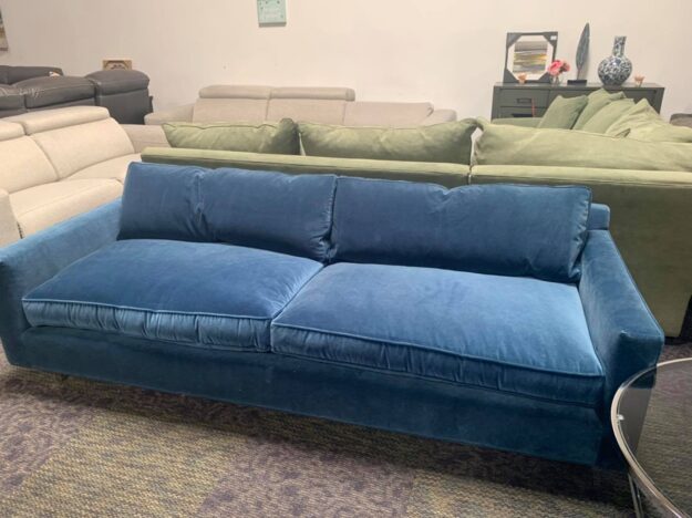 Mitchell Gold and Bob Williams Hunter Boulevard Deep Blue Sofa $699