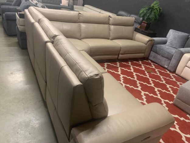 raymere-5-pc.-leather-sectional-sofa-with-3-power-recliners-power-headrest-and.jpg Raymere 5-Pc. Leather Sectional Sofa With 3 Power Recliners, Power Headrest, And