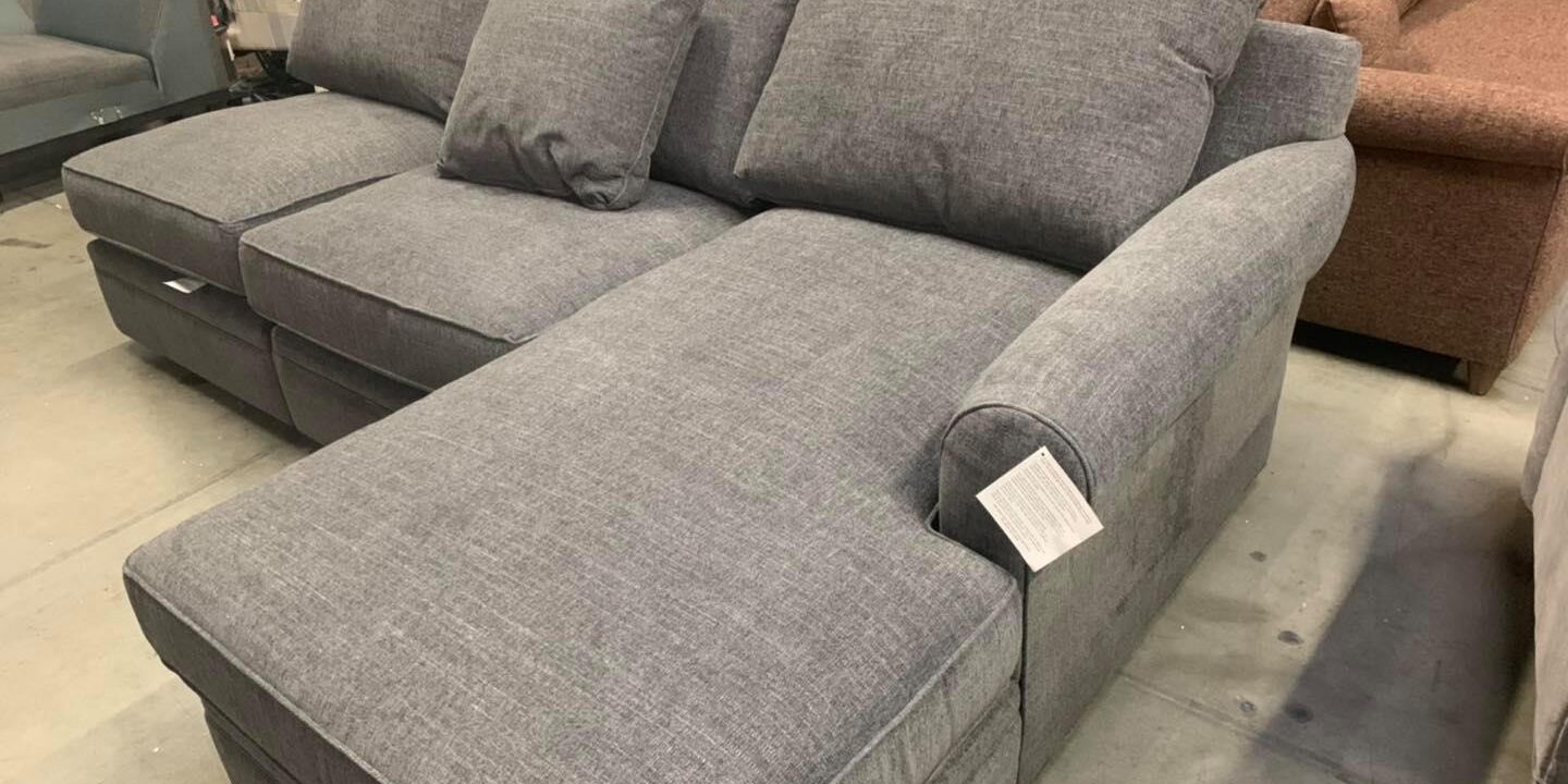 Curious Charcoal 3 piece sectional couch $399