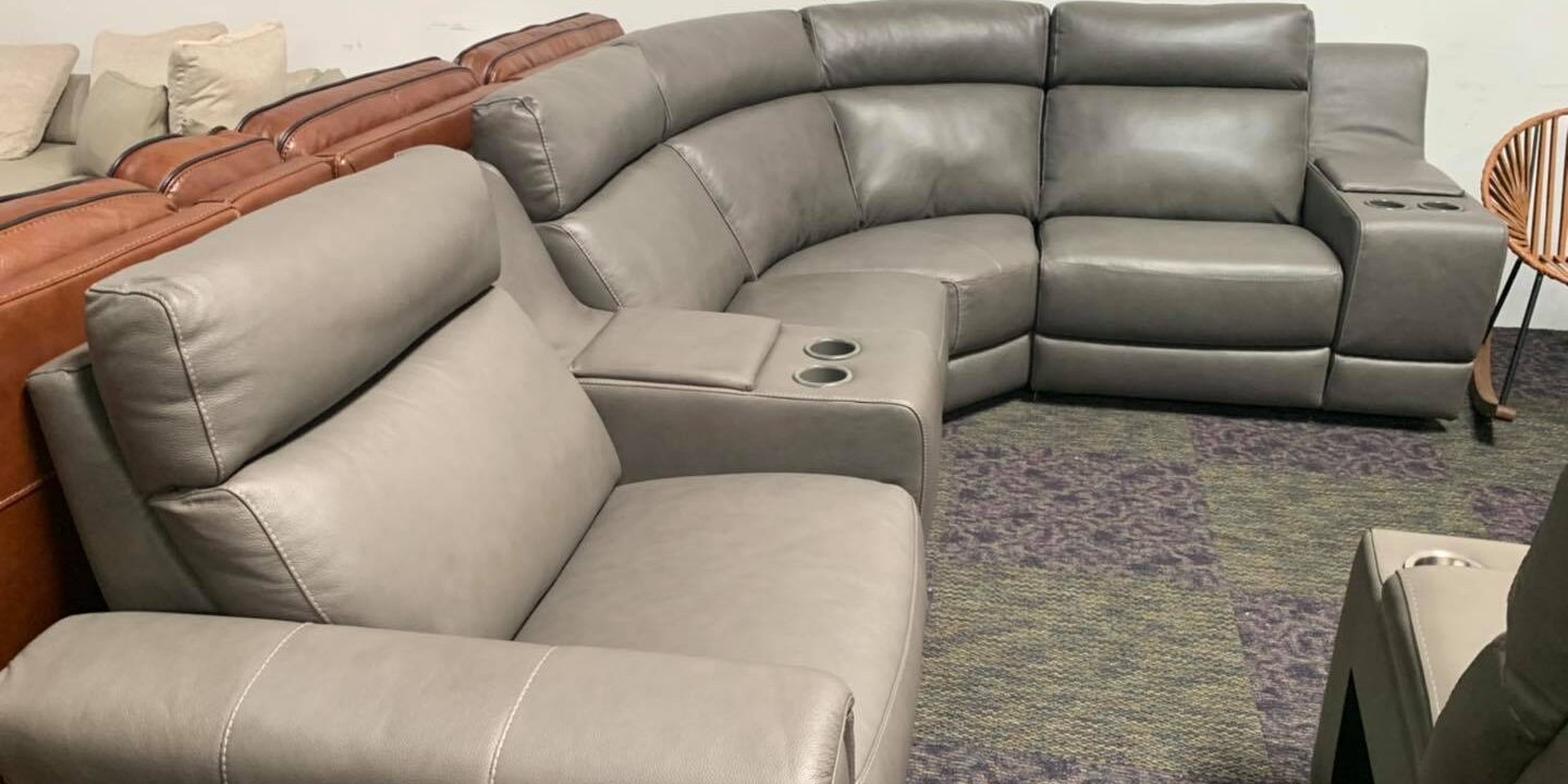 josephia-6-piece-sectional-couch-with-one-power-recliner-power-headrest-and-usb.jpg Josephia 6 Piece sectional couch with one power recliner, power headrest and USB