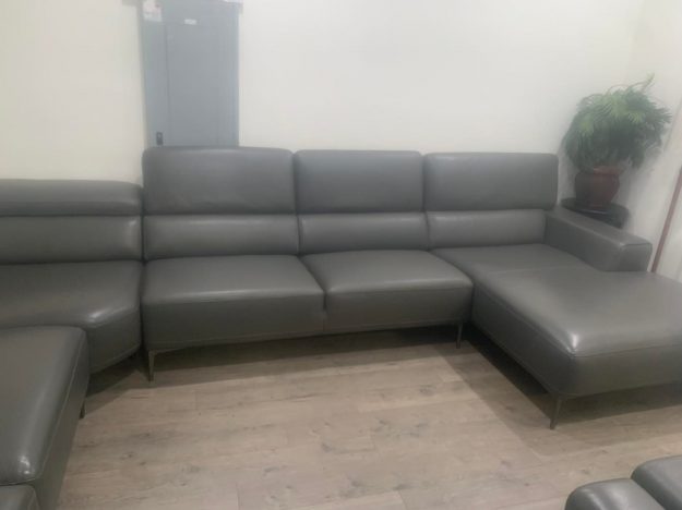 mossley-4-piece-leather-sectional-couch-with-chaise-2200.jpg Mossley 4 Piece Leather Sectional Couch With Chaise $2200