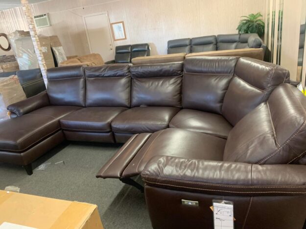 natuzzi-pirello-ii-5-pc.-leather-sectional-sofa-with-chaise-power-recliner-with.jpg Natuzzi Pirello II 5 Pc. Leather Sectional Sofa With Chaise, Power Recliner with