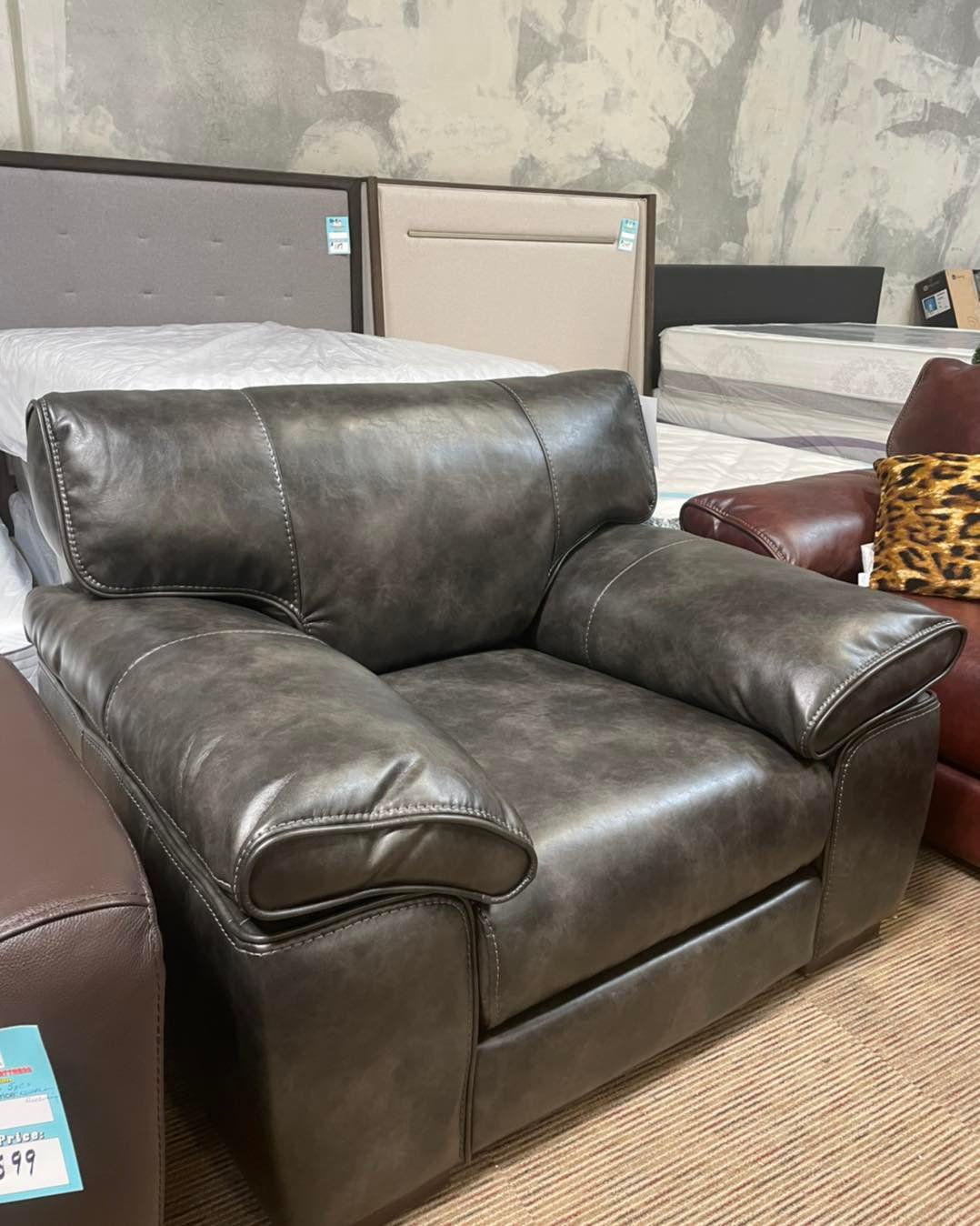 Conrady 49″ Beyond Leather Chair, Created for Macy’s Corona Deals