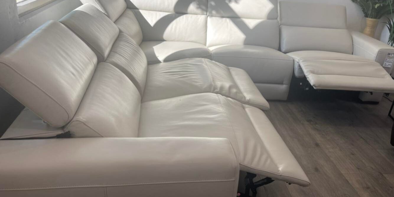 Nevio 5 Pc leather sectional $1,599