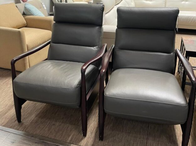 Jazlo leather Pushback reclining chair $399