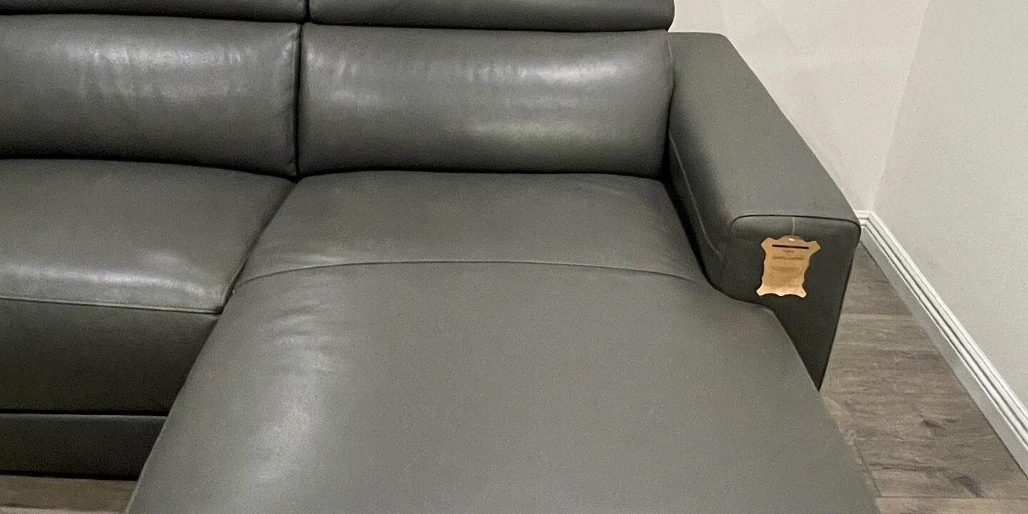 Nevio 5 pc leather sectional $1599