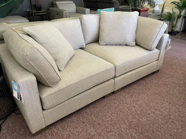 Juliam 2 pc fabric sectional  $225