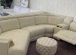 Jenneth 5 Pc Leather Sectional With A Power Recliner And Cuddler Chaise $1,899