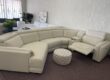 Jenneth 5 Pc Leather Sectional With A Power Recliner And cuddler chaise  $1,899